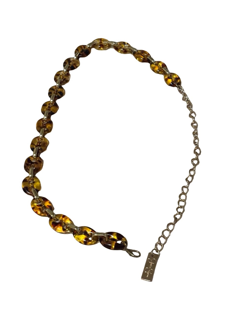 Jessica Simpson Tortoise Chain Link Belt Gold Size - belt chain gold 16 in ( 32)